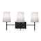 Afx Rose 3-Light LED Vanity - Black ROSV2211CBBK - alternate 2